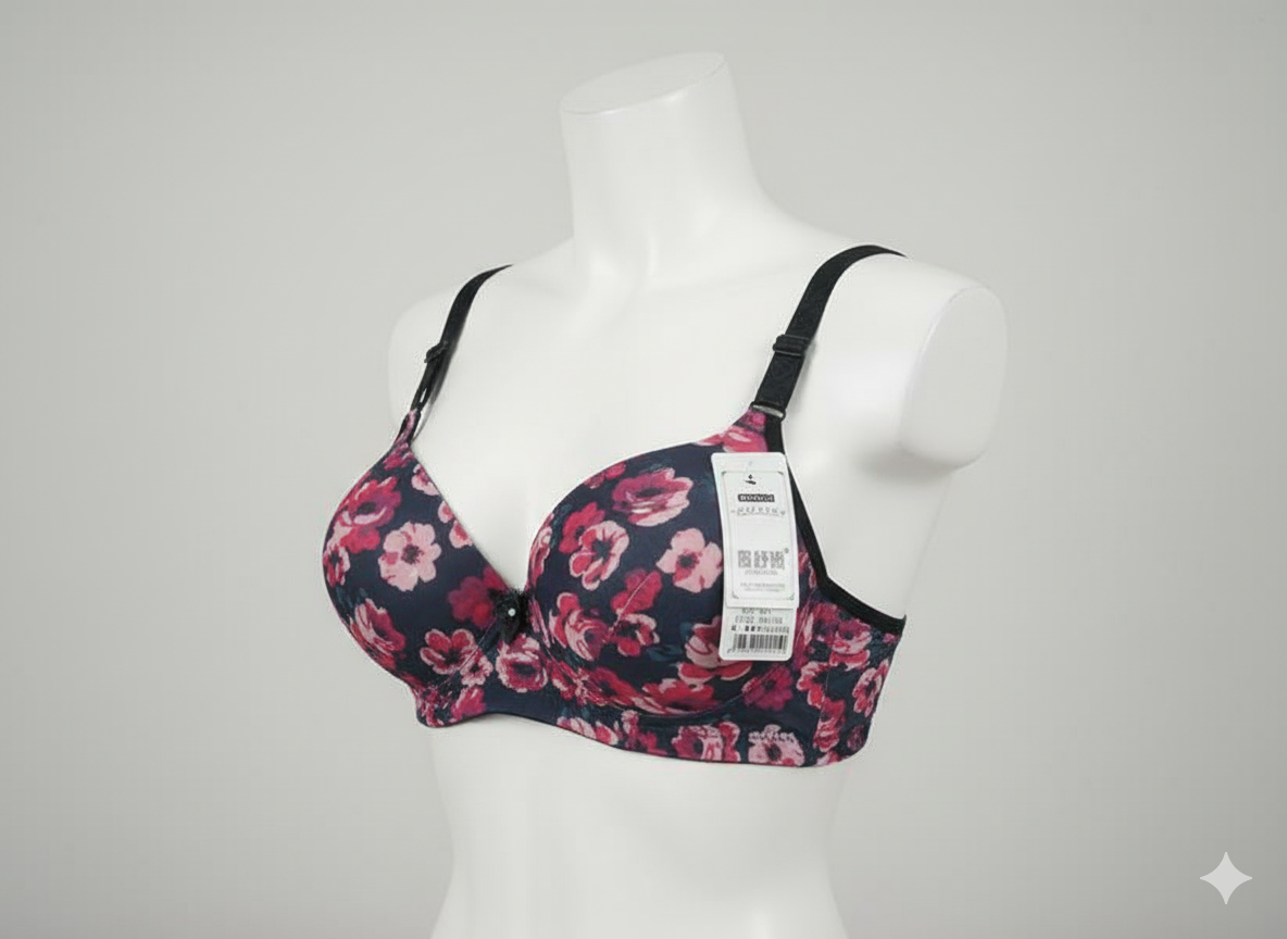 Elegant Sequins Padded Bra