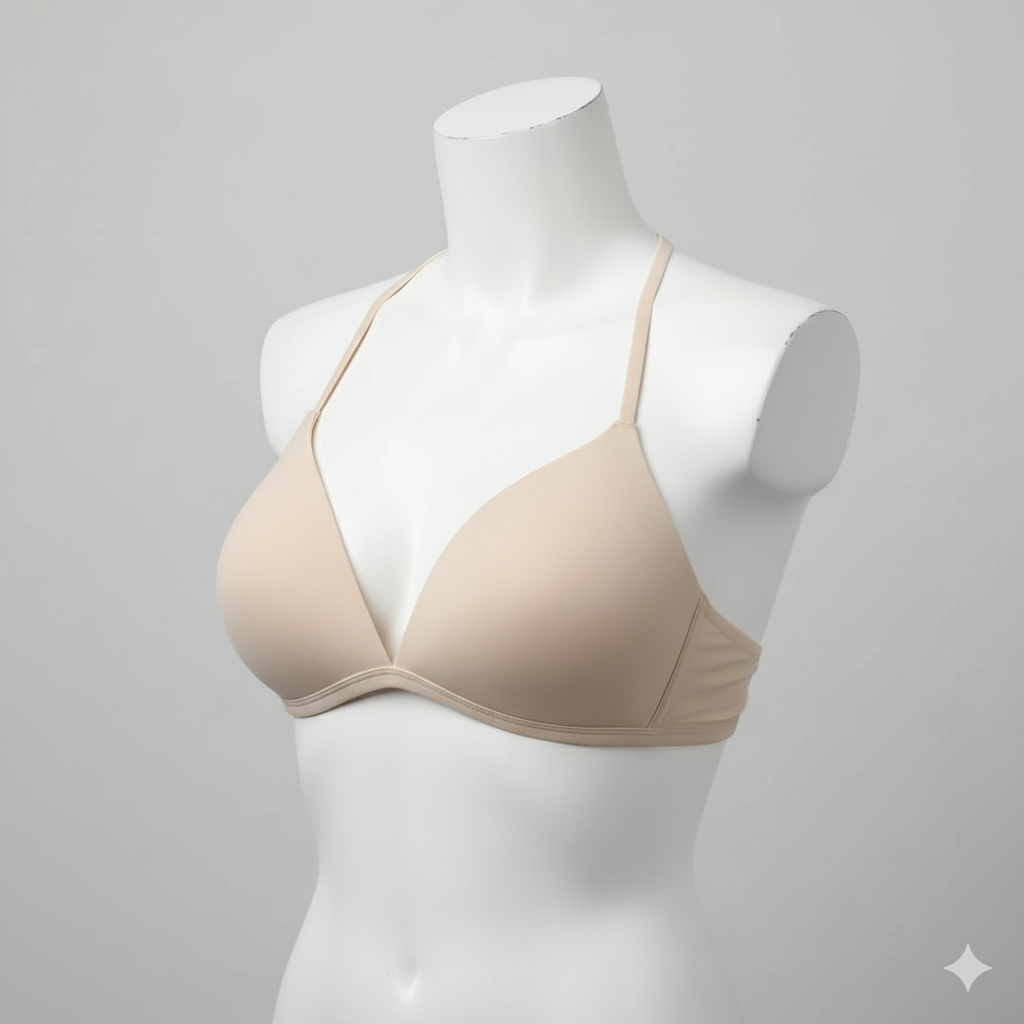 Soft Cotton Sequins Bra