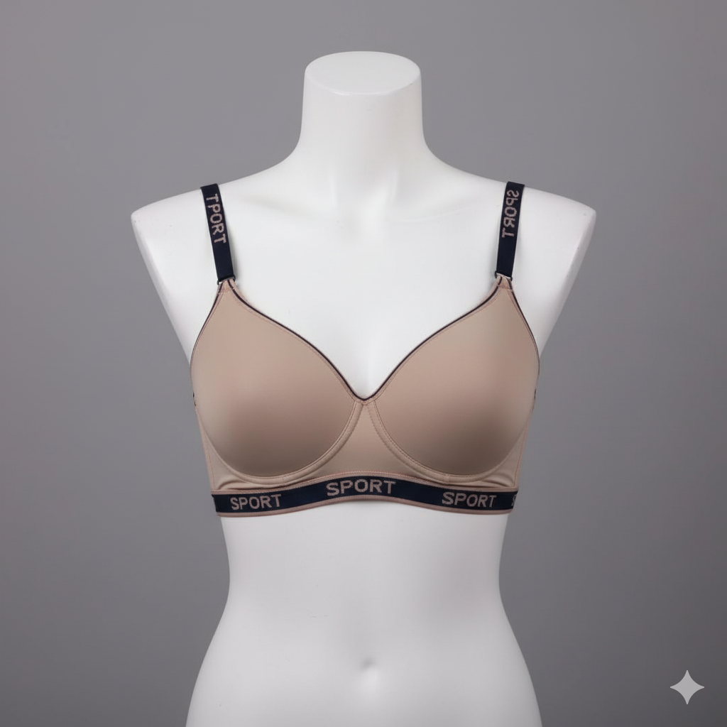 Comfort Fit Plain Silk Bra