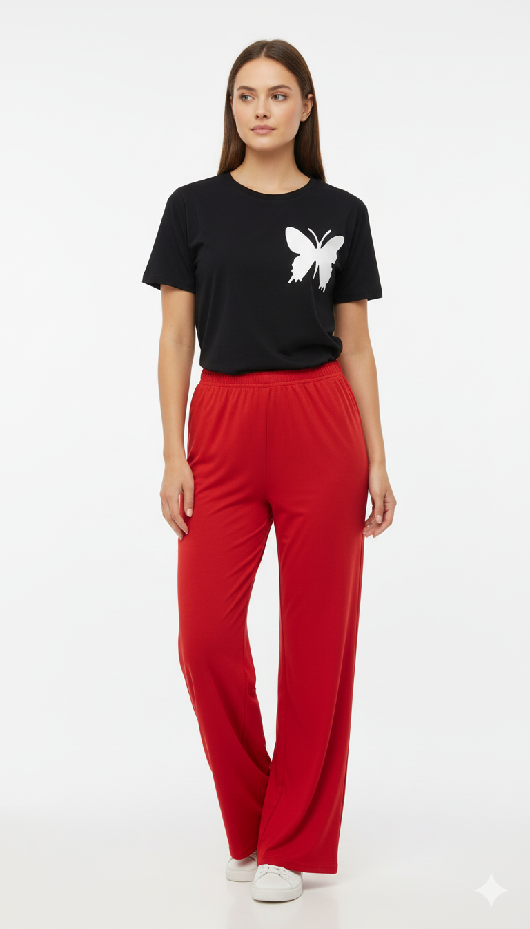 2 Pcs Women's Stitched Cotton Printed Night Suit