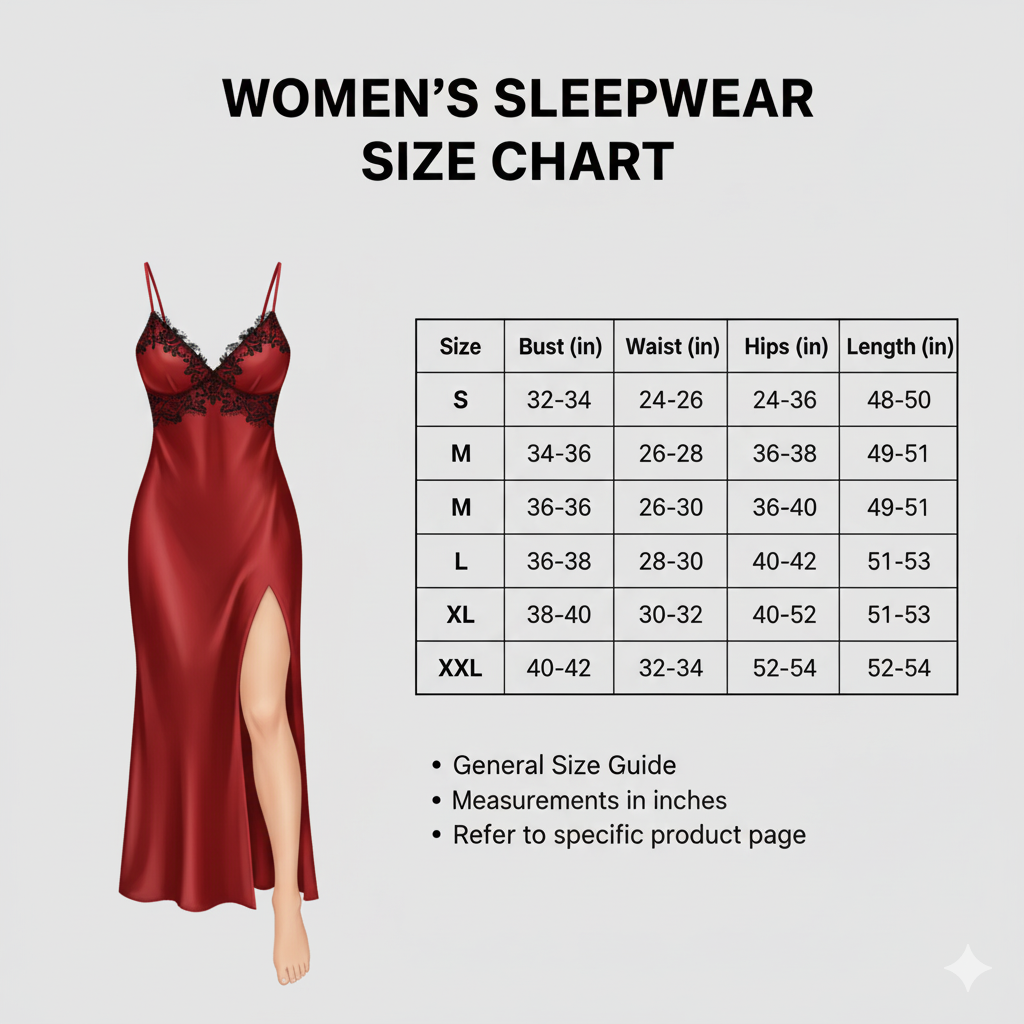 Comfortable Lightweight Red Jersey Nightwear