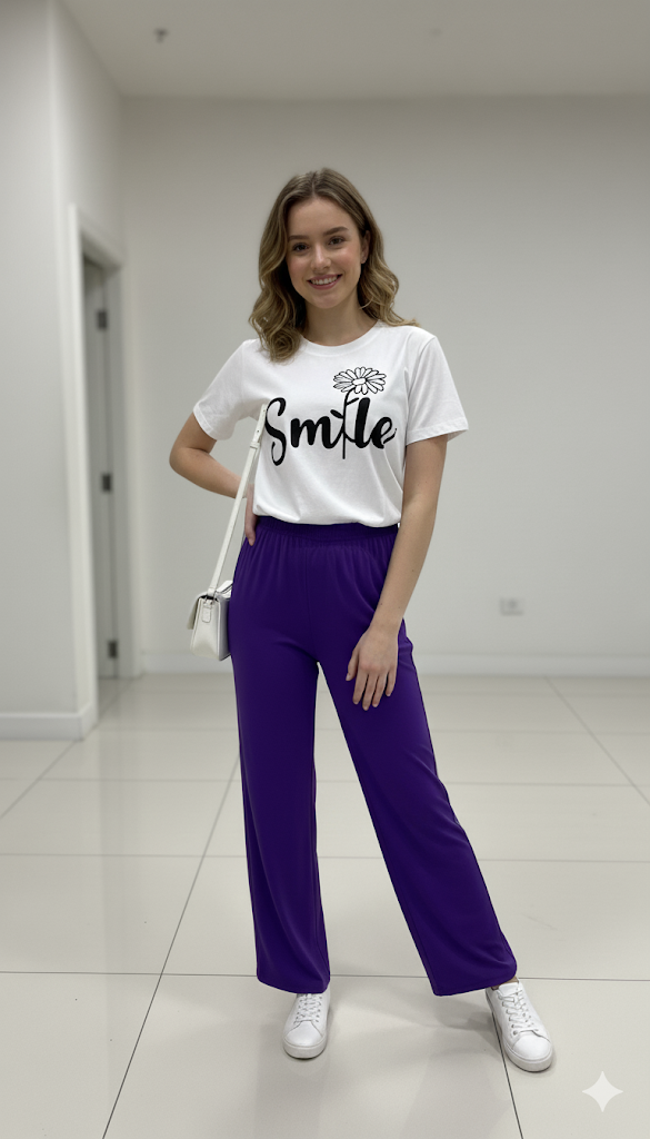 Trendy 2 Pcs Cotton Jersey Night - Printed